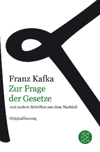 Buchcover und Innenansicht für das Buch: Zur Frage der Gesetze