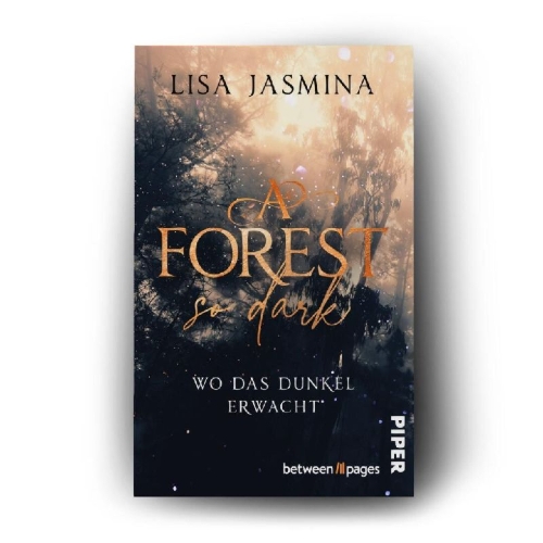 Buchcover und Innenansicht für das Buch: A Forest so dark - Wo das Dunkel erwacht