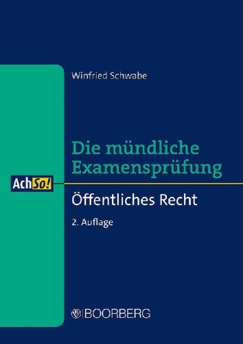 Buchcover und Innenansicht für das Buch: Öffentliches Recht