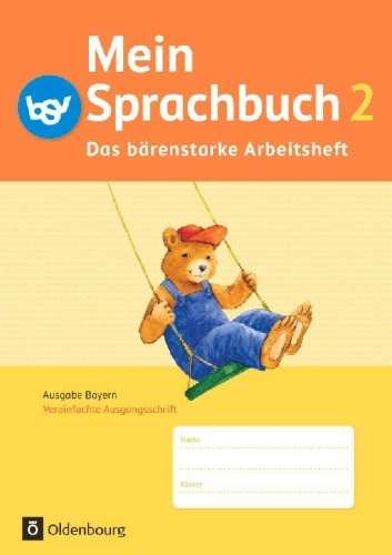 Buchcover und Innenansicht für das Buch: Das Sprachbuch 2. Jahrgangsstufe A NEU Bayern. Das bärenstarke Arbeitsheft