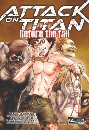 Buchcover und Innenansicht für das Buch: Shingeki no Kyojin - Before the Fall