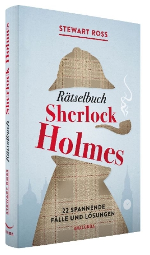 Buchcover und Innenansicht für das Buch: Rätselbuch Sherlock Holmes
