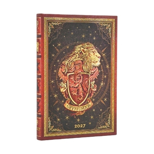 Buchcover und Innenansicht für das Buch: 12-Monatskalender 2027 Kalender Gryffindor Mini Verso