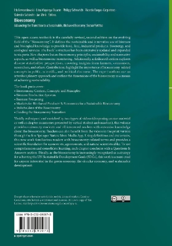 Buchcover und Innenansicht für das Buch: Bioeconomy