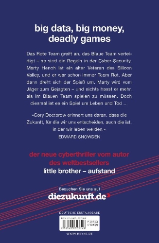 Buchcover und Innenansicht für das Buch: Red Team Blues