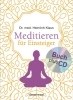 Buchcover und Innenansicht für das Buch: Meditieren für Einsteiger + Meditations-CD