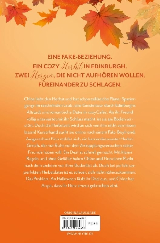 Buchcover und Innenansicht für das Buch: The Autumn Love Arrangement