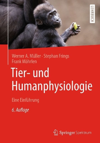 Buchcover und Innenansicht für das Buch: Tier- und Humanphysiologie