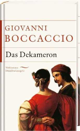 Buchcover und Innenansicht für das Buch: Das Dekameron