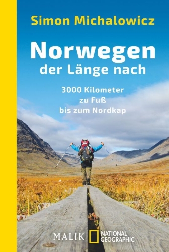 Buchcover und Innenansicht für das Buch: Norwegen der Länge nach