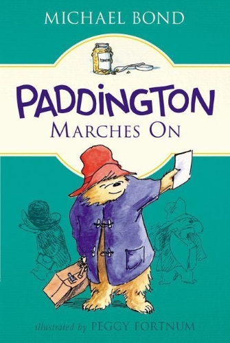 Buchcover und Innenansicht für das Buch: Paddington Marches on