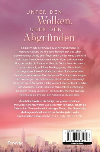 Buchcover und Innenansicht für das Buch: The Weight of Falling (in Love)
