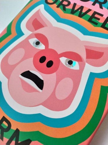 Buchcover und Innenansicht für das Buch: Animal Farm