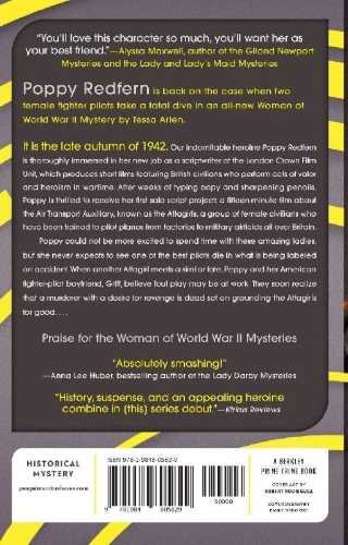 Buchcover und Innenansicht für das Buch: Poppy Redfern and the Fatal Flyers