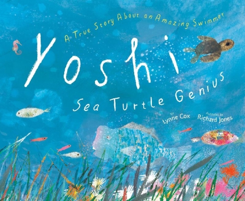 Buchcover und Innenansicht für das Buch: Yoshi, Sea Turtle Genius