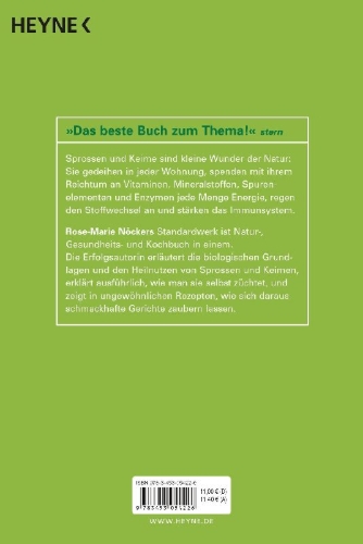 Buchcover und Innenansicht für das Buch: Das große Buch der Sprossen und Keime