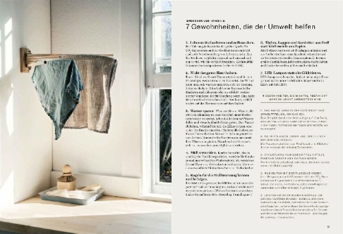 Buchcover und Innenansicht für das Buch: Remodelista: The Low-Impact Home. A Sourcebook for Stylish, Eco-Conscious Living