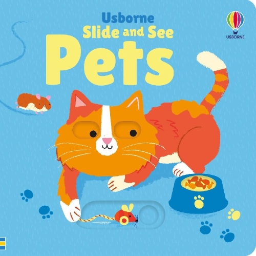 Buchcover und Innenansicht für das Buch: Slide and See Pets