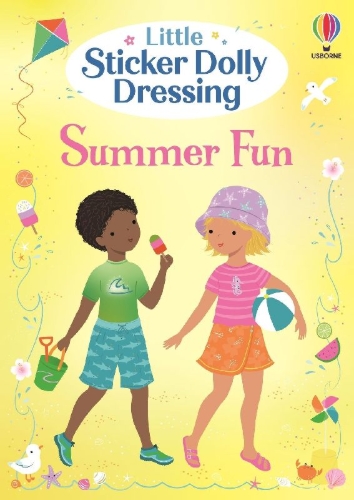 Buchcover und Innenansicht für das Buch: Watt, F: Little Sticker Dolly Dressing Summer Fun