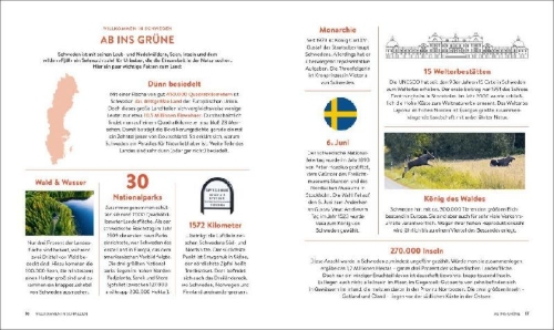 Buchcover und Innenansicht für das Buch: Wild Places Schweden