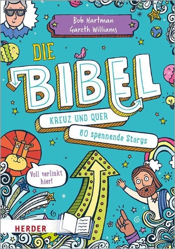 Buchcover und Innenansicht für das Buch: Die Bibel kreuz und quer