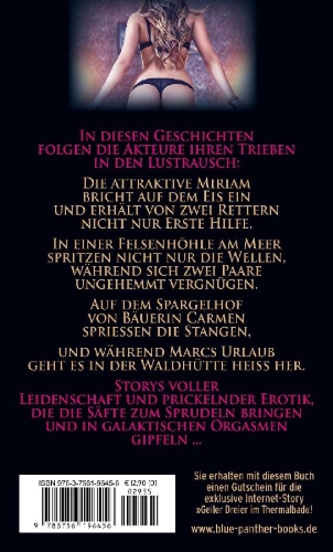 Buchcover und Innenansicht für das Buch: Verruchte Wollust | Erotische Geschichten