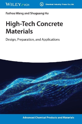 Buchcover und Innenansicht für das Buch: High-Tech Concrete Materials