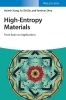 Buchcover und Innenansicht für das Buch: High-Entropy Materials