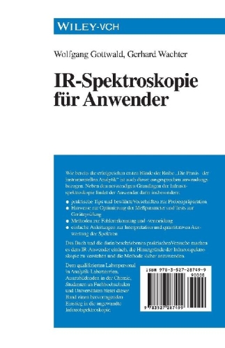 Buchcover und Innenansicht für das Buch: IR-Spektroskopie für Anwender