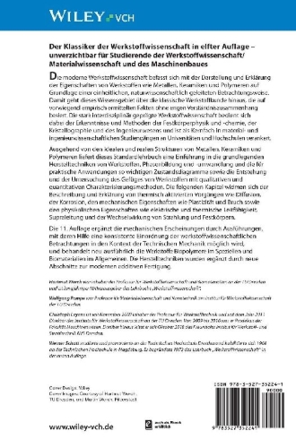 Buchcover und Innenansicht für das Buch: Schatt Werkstoffwissenschaft