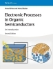 Buchcover und Innenansicht für das Buch: Electronic Processes in Organic Semiconductors