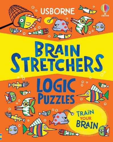 Buchcover und Innenansicht für das Buch: Brain Stretchers: Logic Puzzles