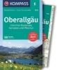 Buchcover und Innenansicht für das Buch: KOMPASS Wanderführer Oberallgäu, 50 Touren zwischen Bodensee, Kempten und Pfronten, mit Extra-Tourenkarte