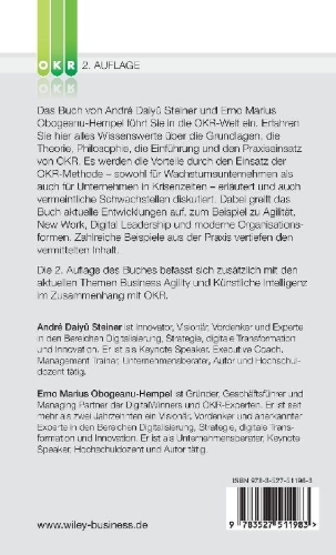 Buchcover und Innenansicht für das Buch: Mehr Fokus, Motivation und Erfolg mit OKR