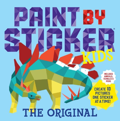 Buchcover und Innenansicht für das Buch: Paint by Sticker: Kids