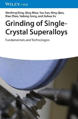 Buchcover und Innenansicht für das Buch: Grinding of Single-Crystal Superalloys