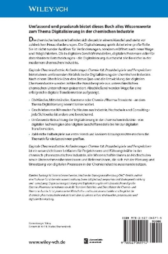 Buchcover und Innenansicht für das Buch: Digitale Chemieindustrie