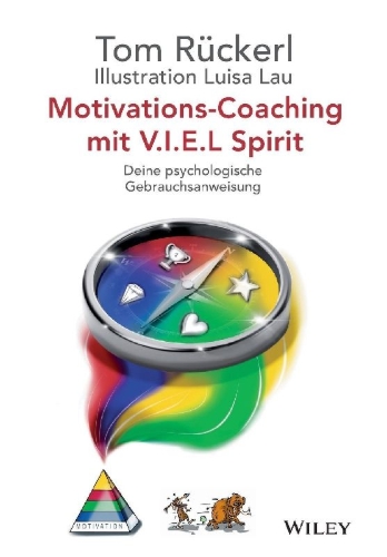Buchcover und Innenansicht für das Buch: Motivations-Coaching mit V.I.E.L Spirit