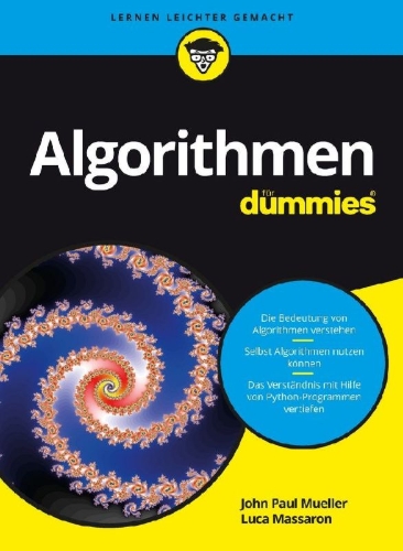 Buchcover und Innenansicht für das Buch: Algorithmen für Dummies