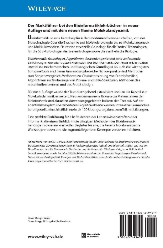 Buchcover und Innenansicht für das Buch: Bioinformatik