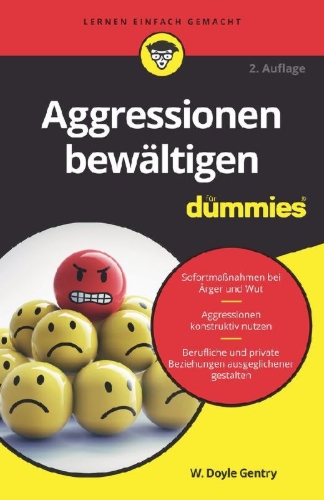 Buchcover und Innenansicht für das Buch: Aggressionen bewältigen für Dummies