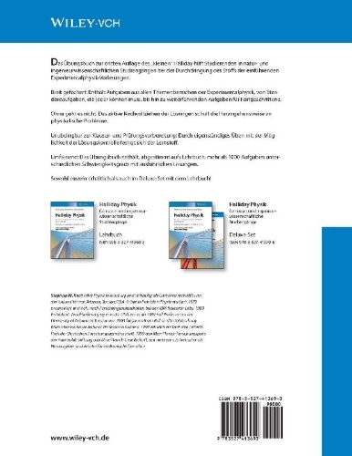 Buchcover und Innenansicht für das Buch: Halliday Physik für natur- und ingenieurwissenschaftliche Studiengänge