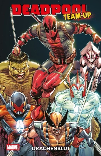 Buchcover und Innenansicht für das Buch: Deadpool Team-Up (2024) #1-#5