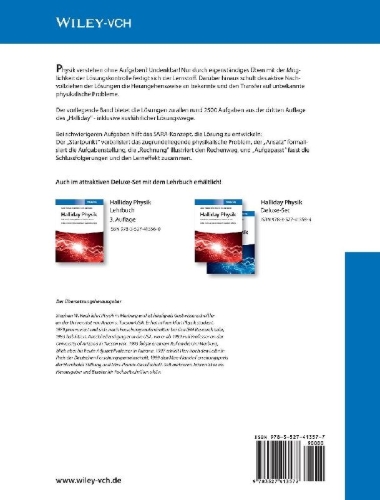 Buchcover und Innenansicht für das Buch: Arbeitsbuch Halliday Physik