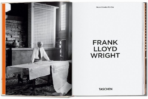 Buchcover und Innenansicht für das Buch: Frank Lloyd Wright