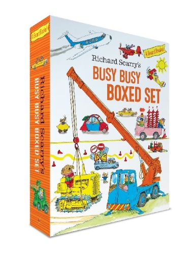 Buchcover und Innenansicht für das Buch: Richard Scarry's Busy Busy Boxed Set