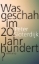 Buchcover und Innenansicht für das Buch: Was geschah im 20. Jahrhundert?