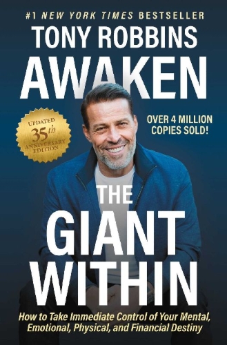 Buchcover und Innenansicht für das Buch: Awaken The Giant Within, Updated 35th Anniversary Edition