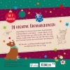 Buchcover und Innenansicht für das Buch: Mein Weihnachtsblock: 24 Ideen zum Malen, Basteln, Rätseln