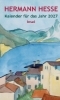 Buchcover und Innenansicht für das Buch: Hermann Hesse Kalender für das Jahr 2027